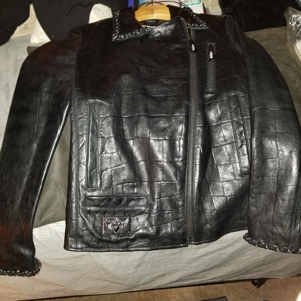 Women's custom made alligator jacket